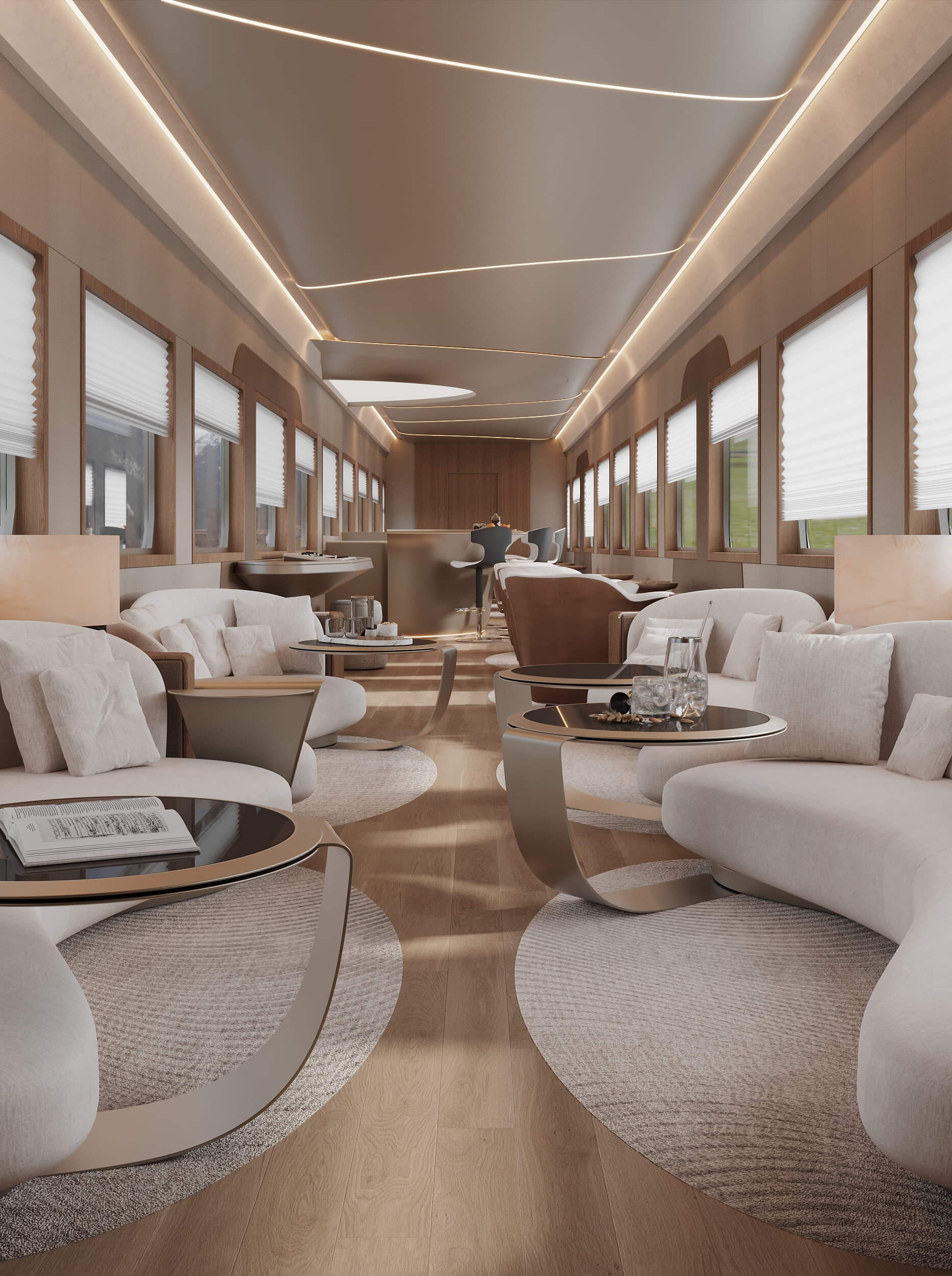 Lanmei Starlight Train design by Pulina Restaurant day