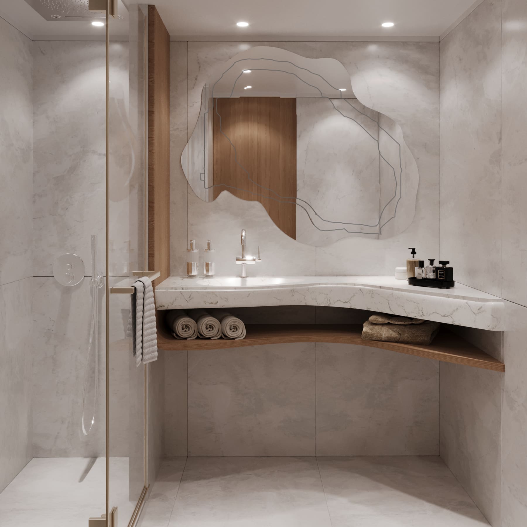 Lanmei Starlight Train design by Pulina VIP Bathroom