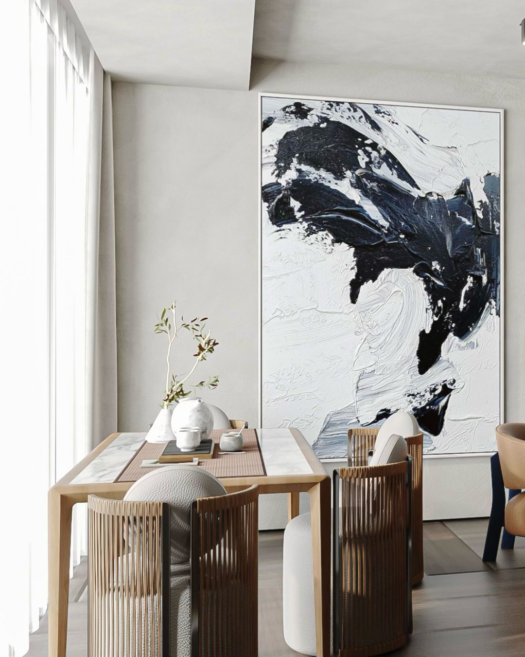 Pulina Exclusive Interiors Nanjing Financial City Living room and art