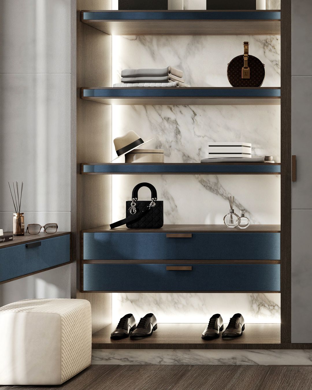 Pulina Exclusive Interiors Nanjing Financial City Wardrobe