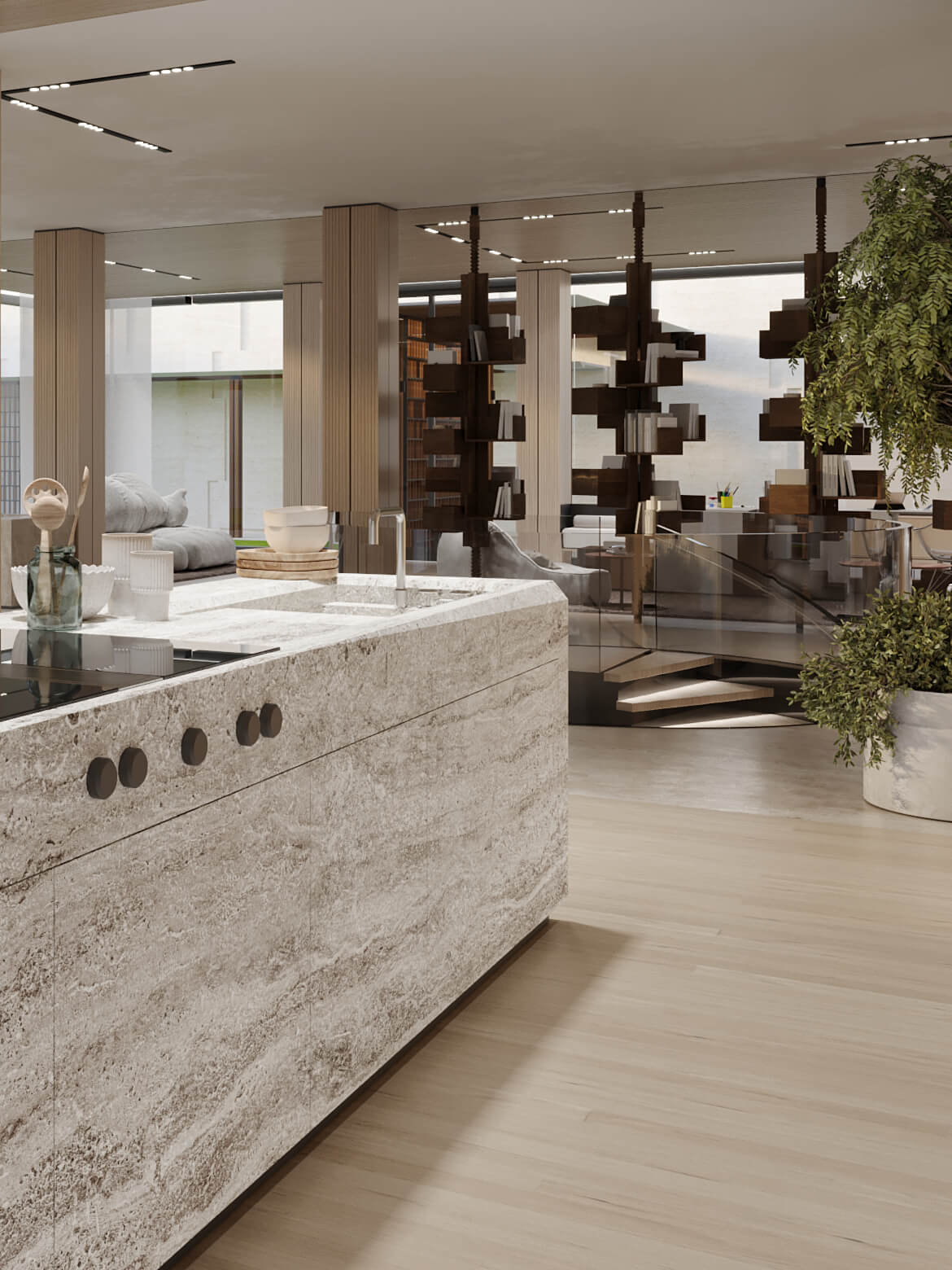 Pulina-Residential-Water Lily-China-Xiamen-kitchen.open-space