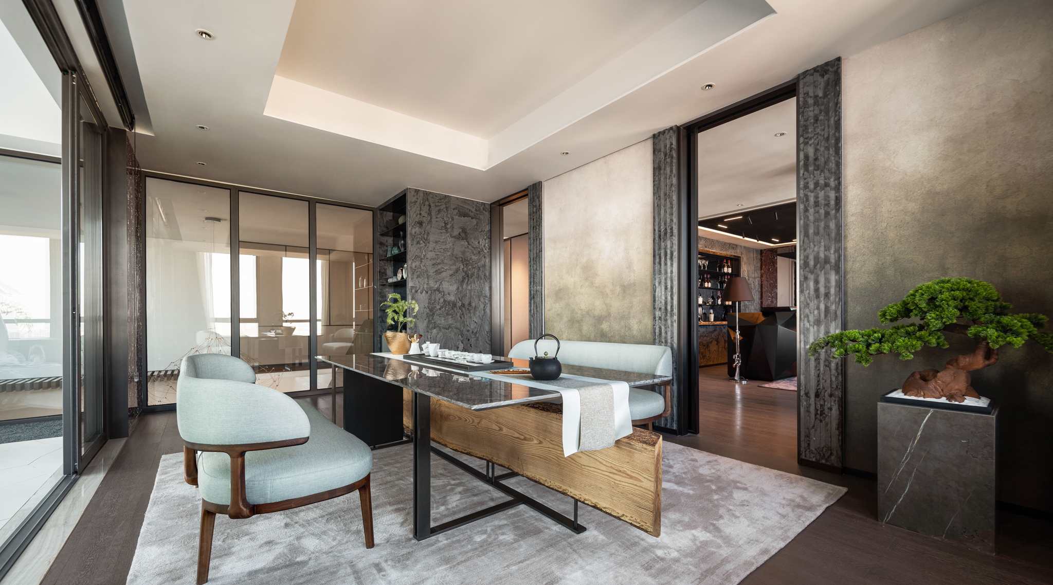Shenyang Yanlord Penthouse Dining Room