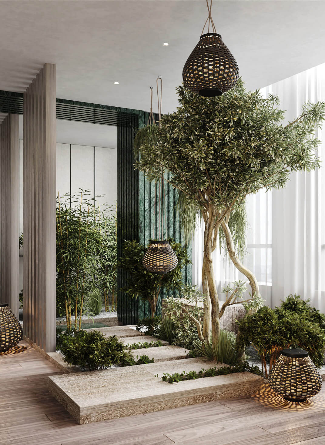 Shenyang Yanlord Penthouse - FOYER-View-03