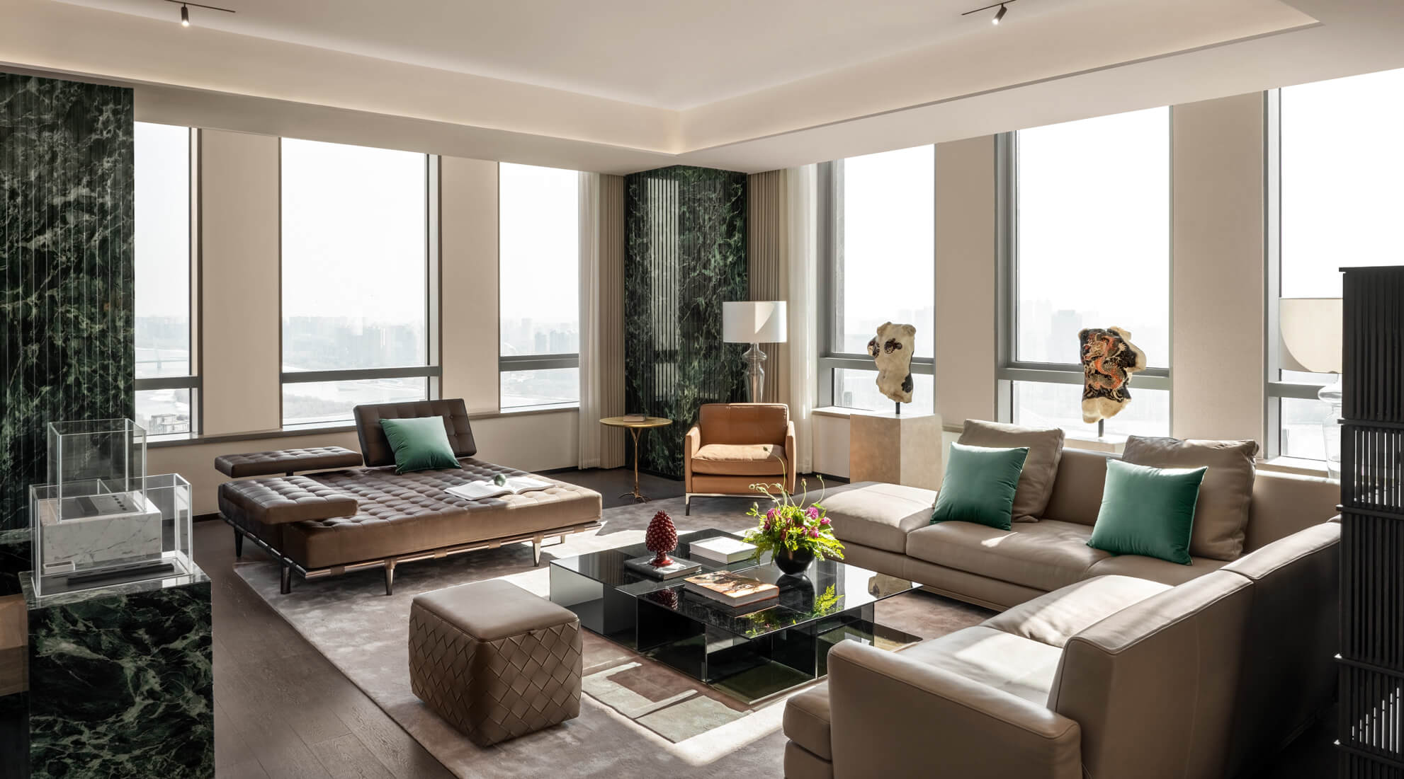 Shenyang Yanlord Penthouse Living Room 4