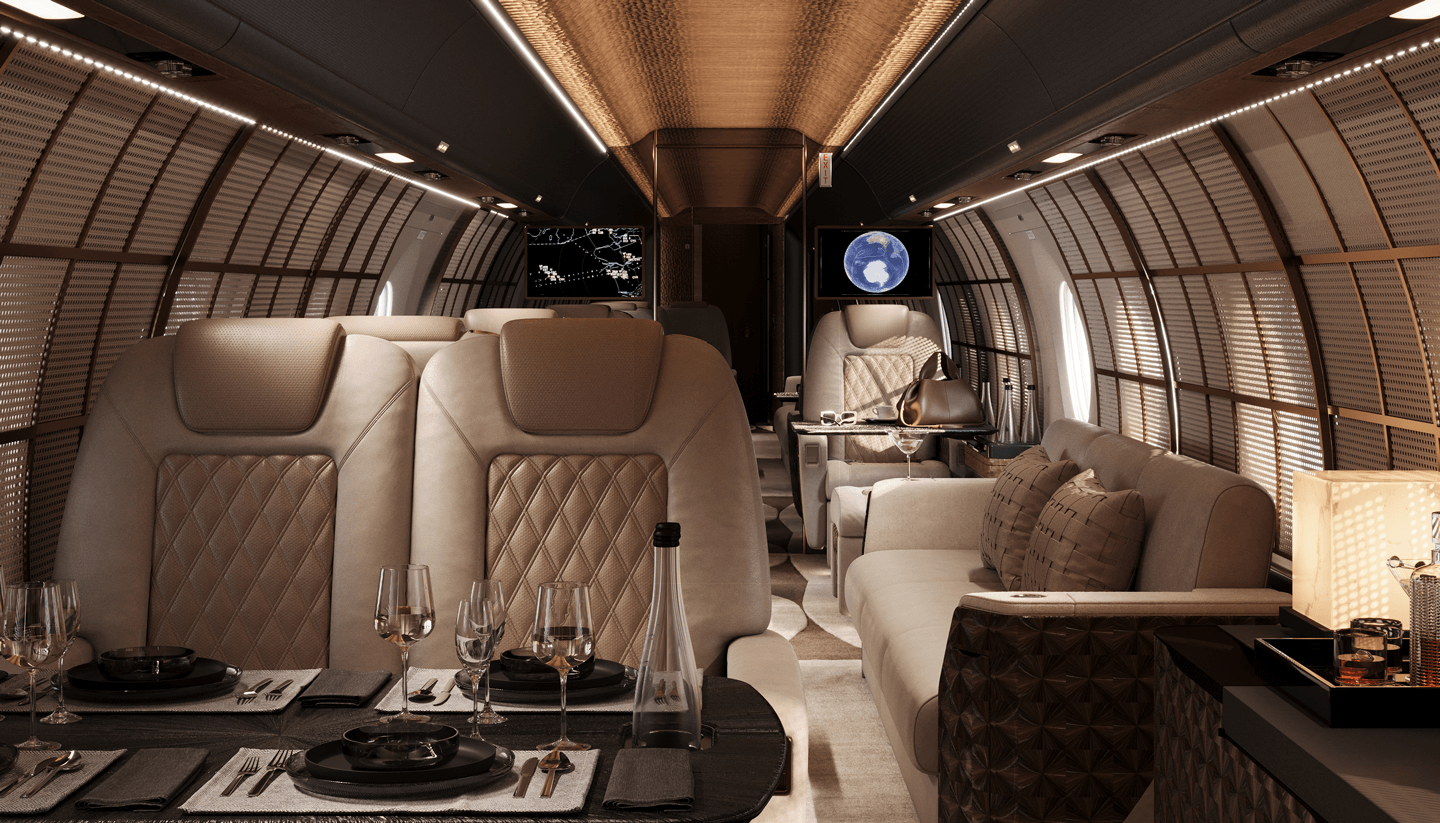 2 PRIVATE JET PULINA EXCLUSIVE INTERIORS