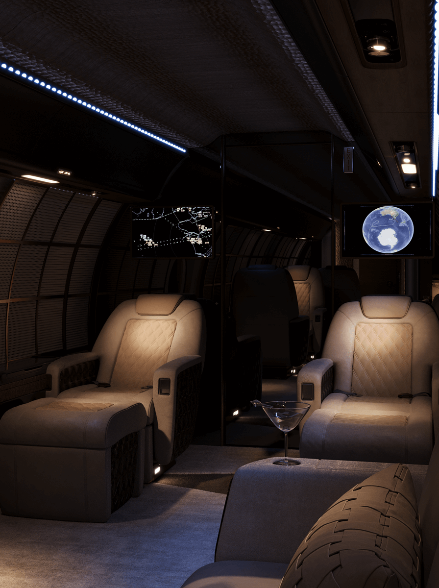 3 PRIVATE JET PULINA EXCLUSIVE INTERIORSNIGHT