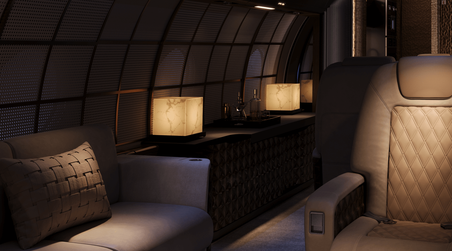 4 PRIVATE JET PULINA EXCLUSIVE INTERIORSNIGHT