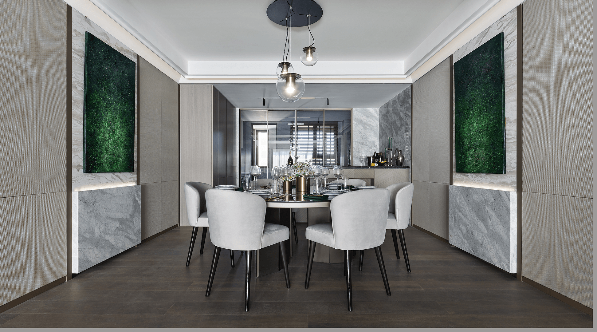 Yanlord Luxury Apartment Dining